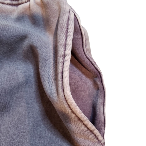 SumWon Purple Mineral Wash Oversized Lounge Shorts Small - Picture 7 of 7